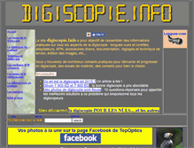 Tablet Screenshot of digiscopie.info